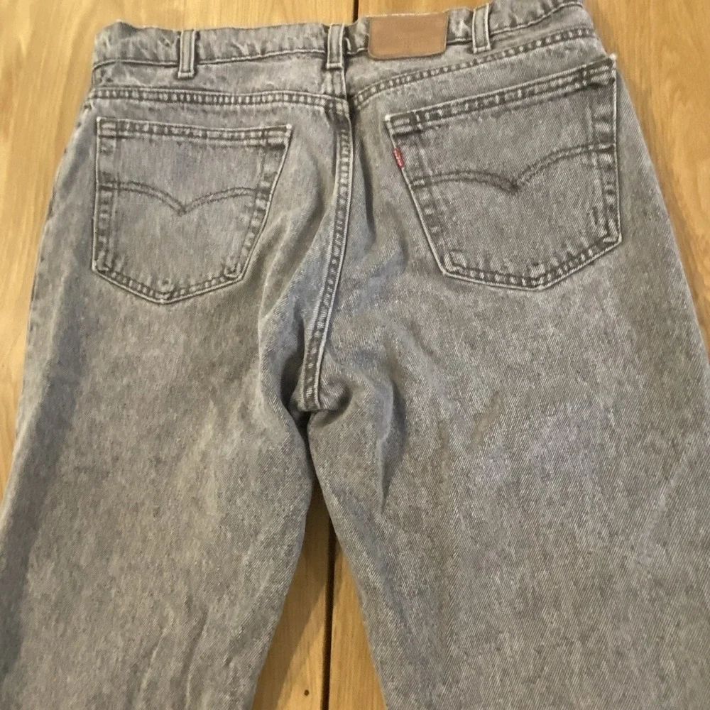90's Vtg Levis 540 Jeans Mens Size 34 Black‎ Acid Stone Wash Denim USA